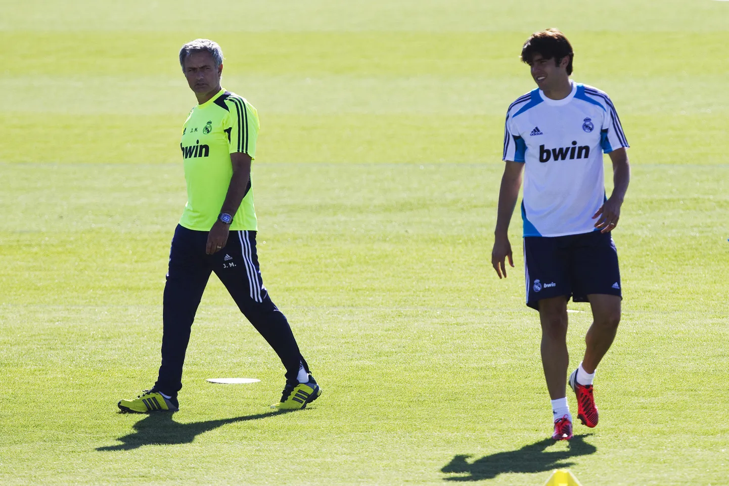 Kaká (paremal) ei mahu enam kuigi hästi Madridi Reali peatreeneri Jose Mourinho plaanidesse.