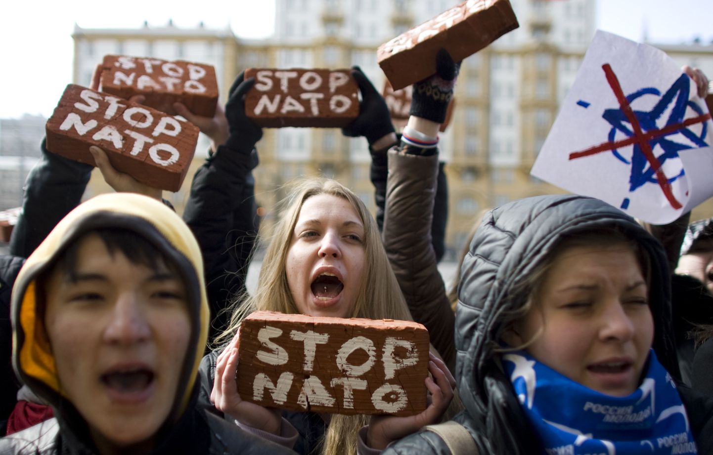 NATO-vastane meeleavaldus Moskvas.