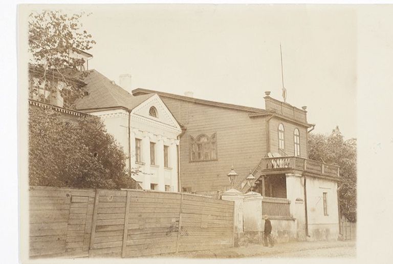 Vanemuise teatrimaja Jaama tänaval, 19. juuli 1903 , ERM Fk 458:50, Eesti Rahva Muuseum