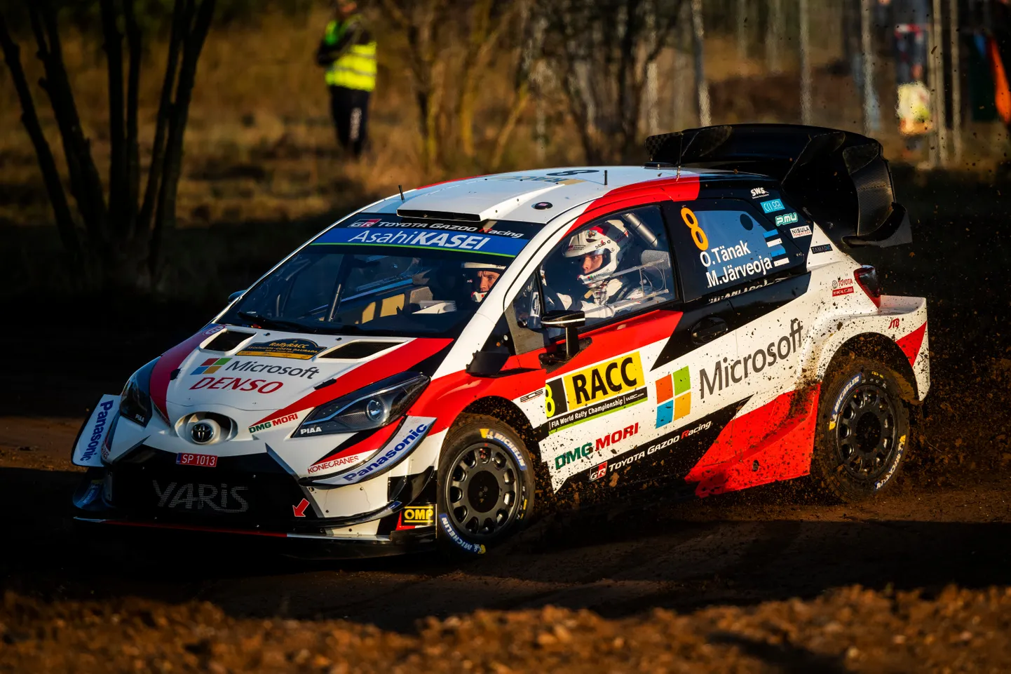 Ott Tänak ja Martin Järveoja. Kataloonia ralli 2019