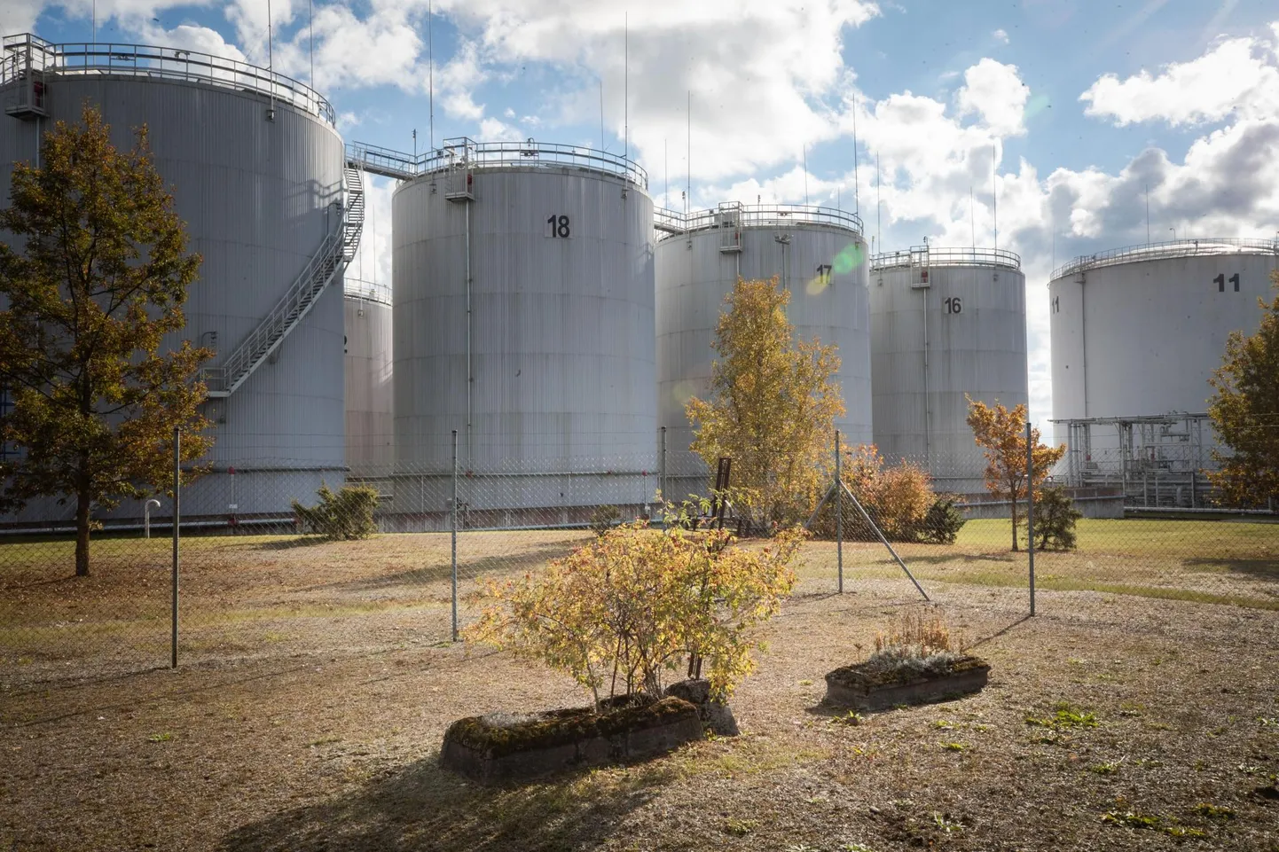 Nord Terminals fuel tanks in Paldiski.