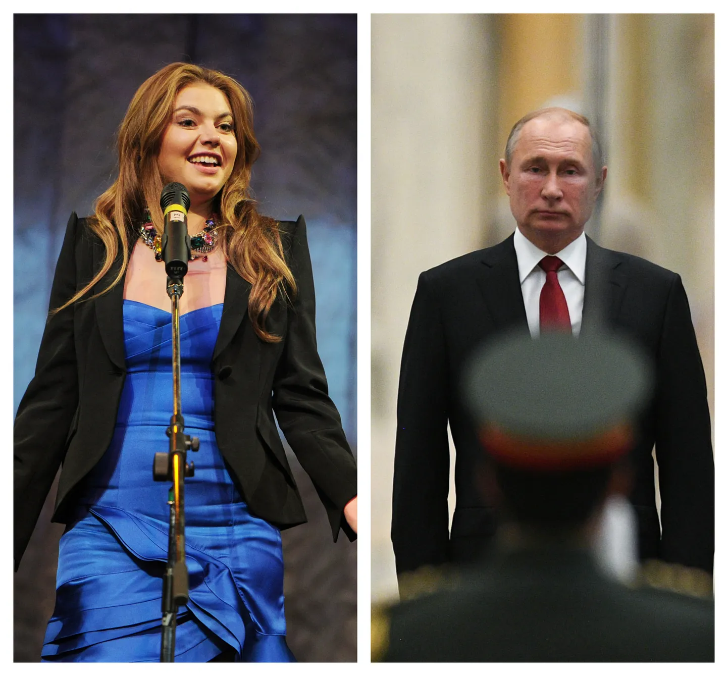 Alina Kabajeva ja Vladimir Putin