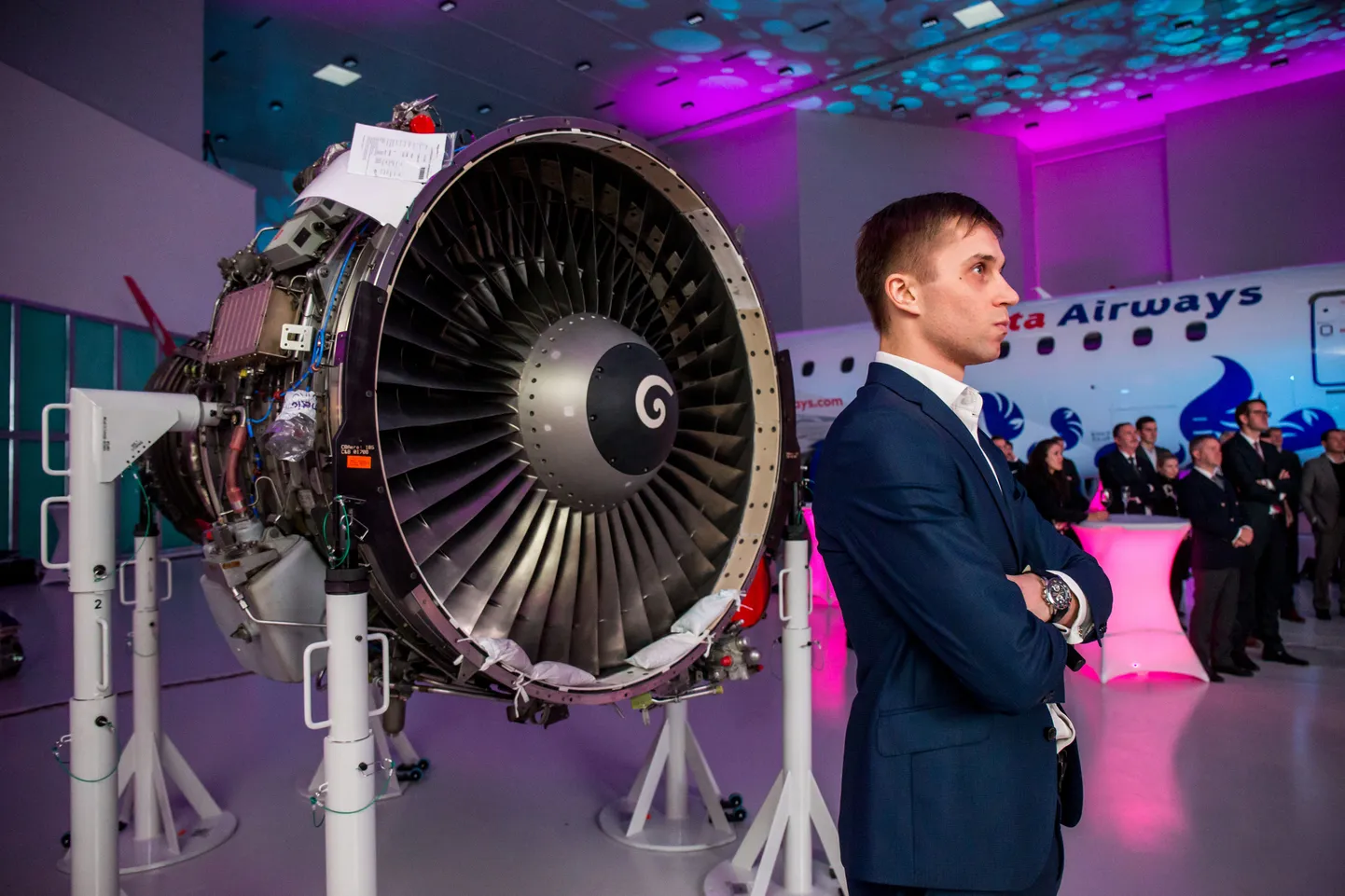 Magnetic MRO värvimisangaari avamine Tallinna Lennujaamas.
