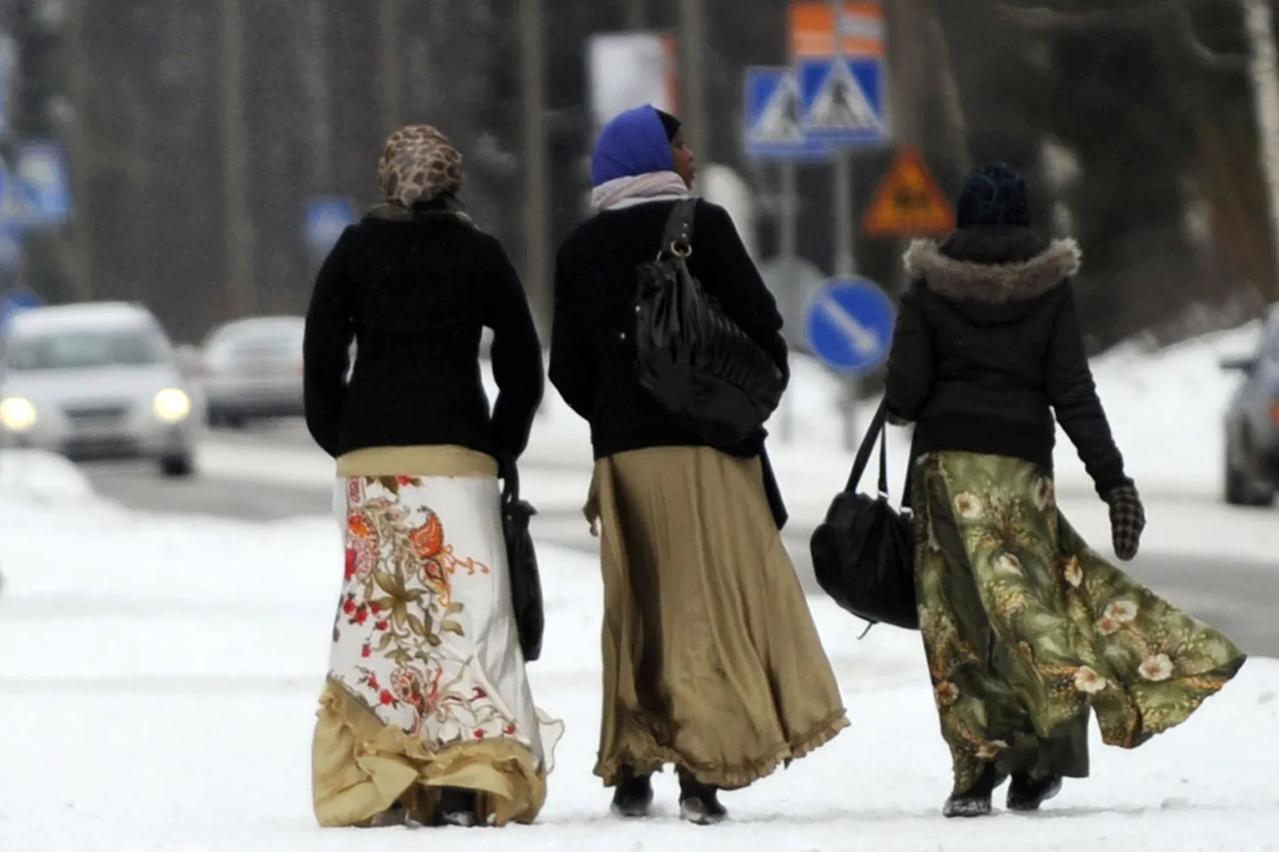 Aafrika päritolu noored Vaasas Soomes. Värske uuringu kohaselt peaks Soome soodustama immigratsiooni, et korvata vähenev tööjõud.