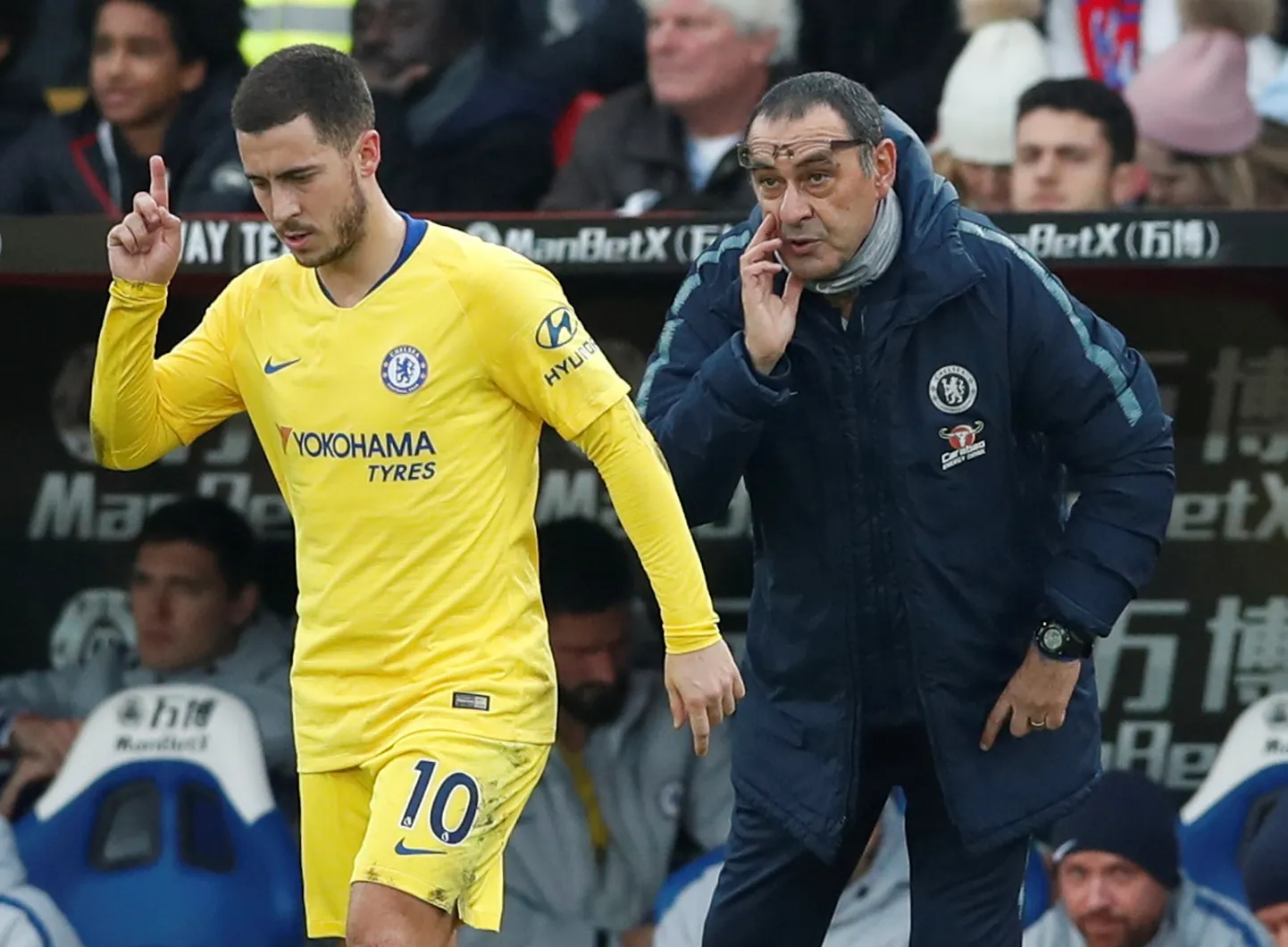 Kas Maurizio Sarri ja Eden Hazardi läheneb kiirele lõppmängule?