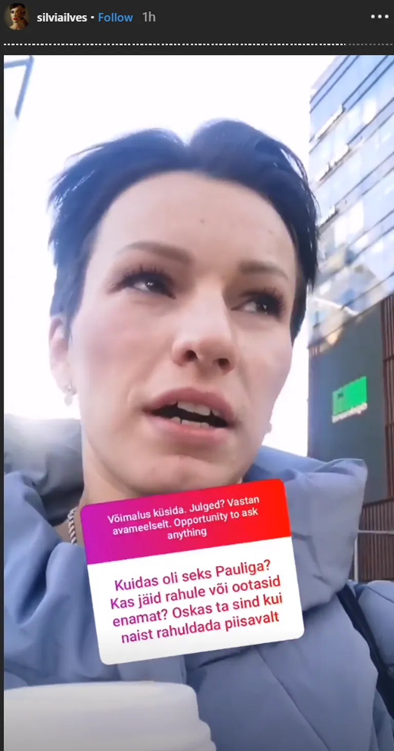 Tšellist Silvia Ilves vastas Instagrami lugudes fännide küsimustele.