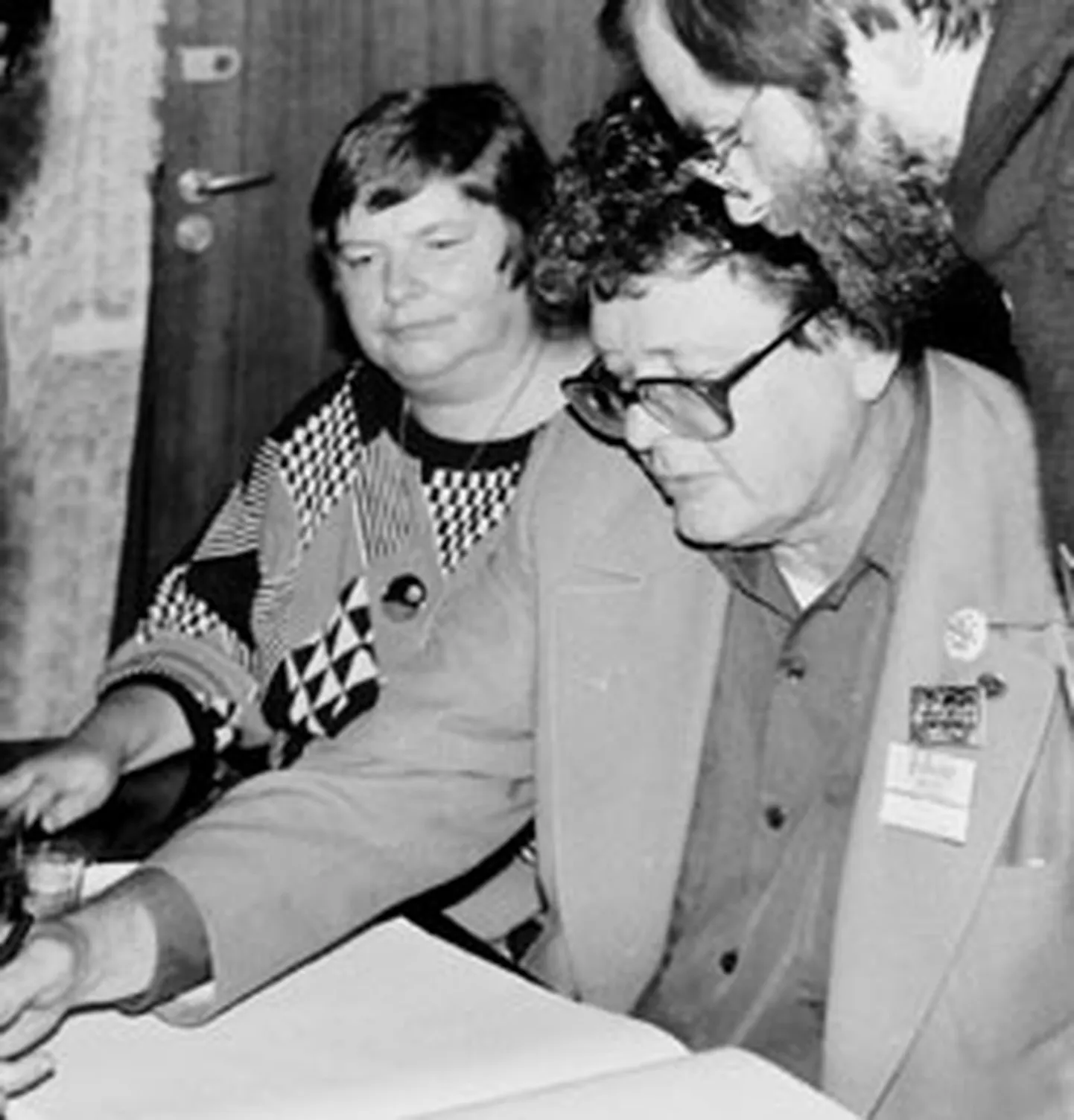 Poul Anderson külastamas Poolat, Polcon 1985.