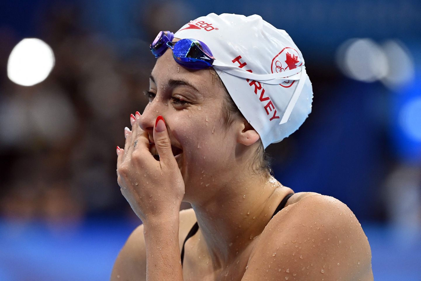 Kanada ujuja Mary-Sophie Harvey Tokyo olümpial.