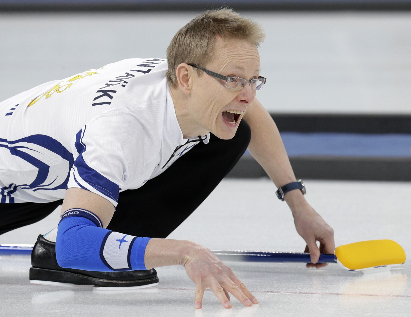 Somoe curlingumängija Tomi Rantamäki.