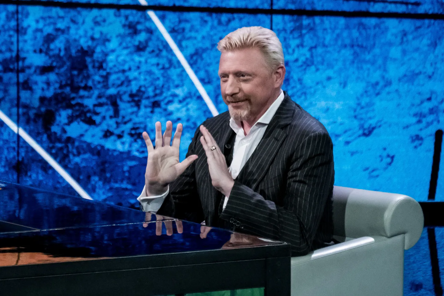 Kuhu karikad jäid? Ei tea! Vähemalt nii ütleb ilme Boris Beckeri näol.