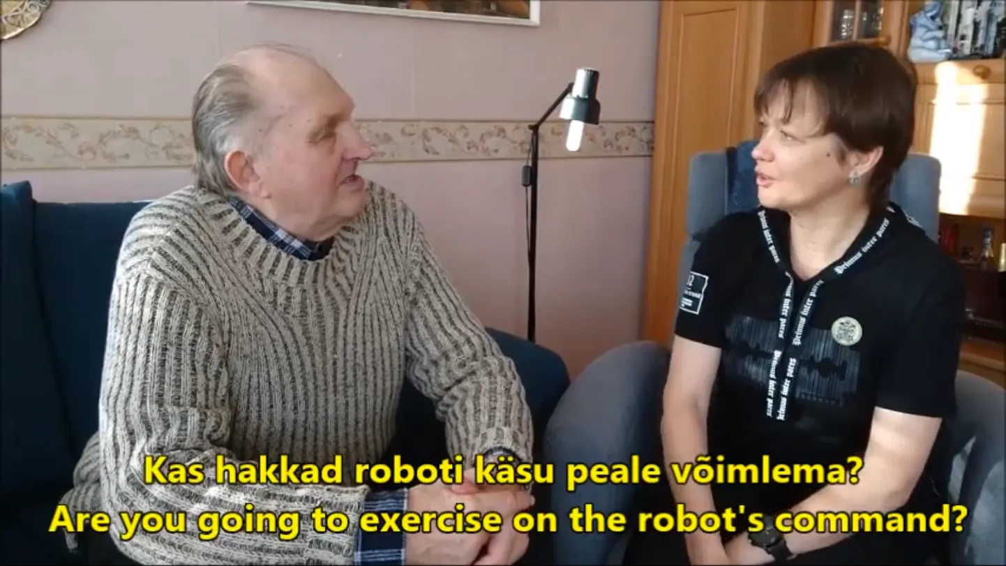 Vlogikanalis "Vananemine algajatele" on sel korral arutlusteemaks robotid.