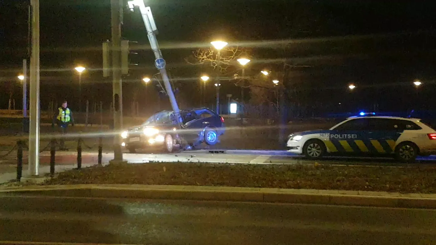 Liiklusõnnetus Russalka ristmiku juures