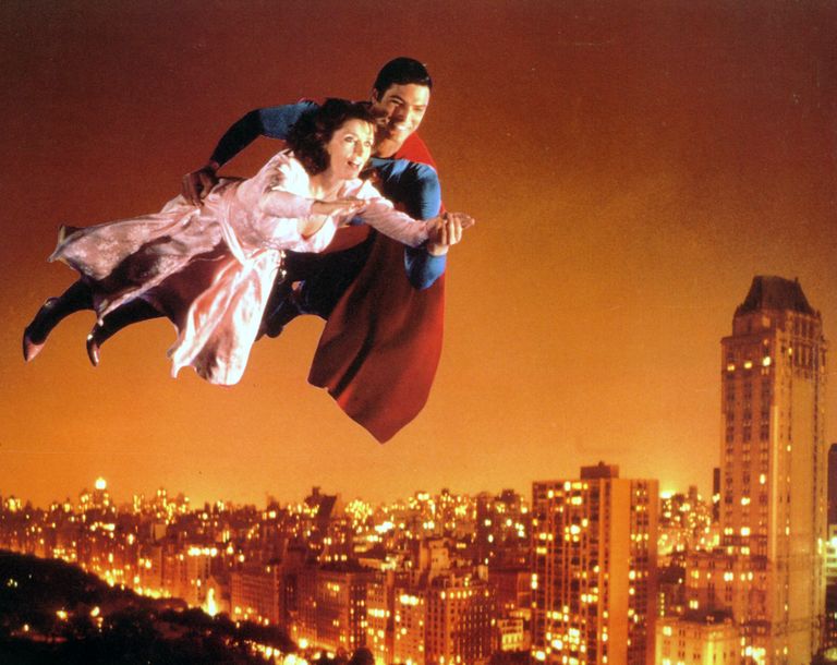 Kaader filmist «Superman IV: The Quest for Peace». Pildil Margot Kidder ja Christopher Reeve