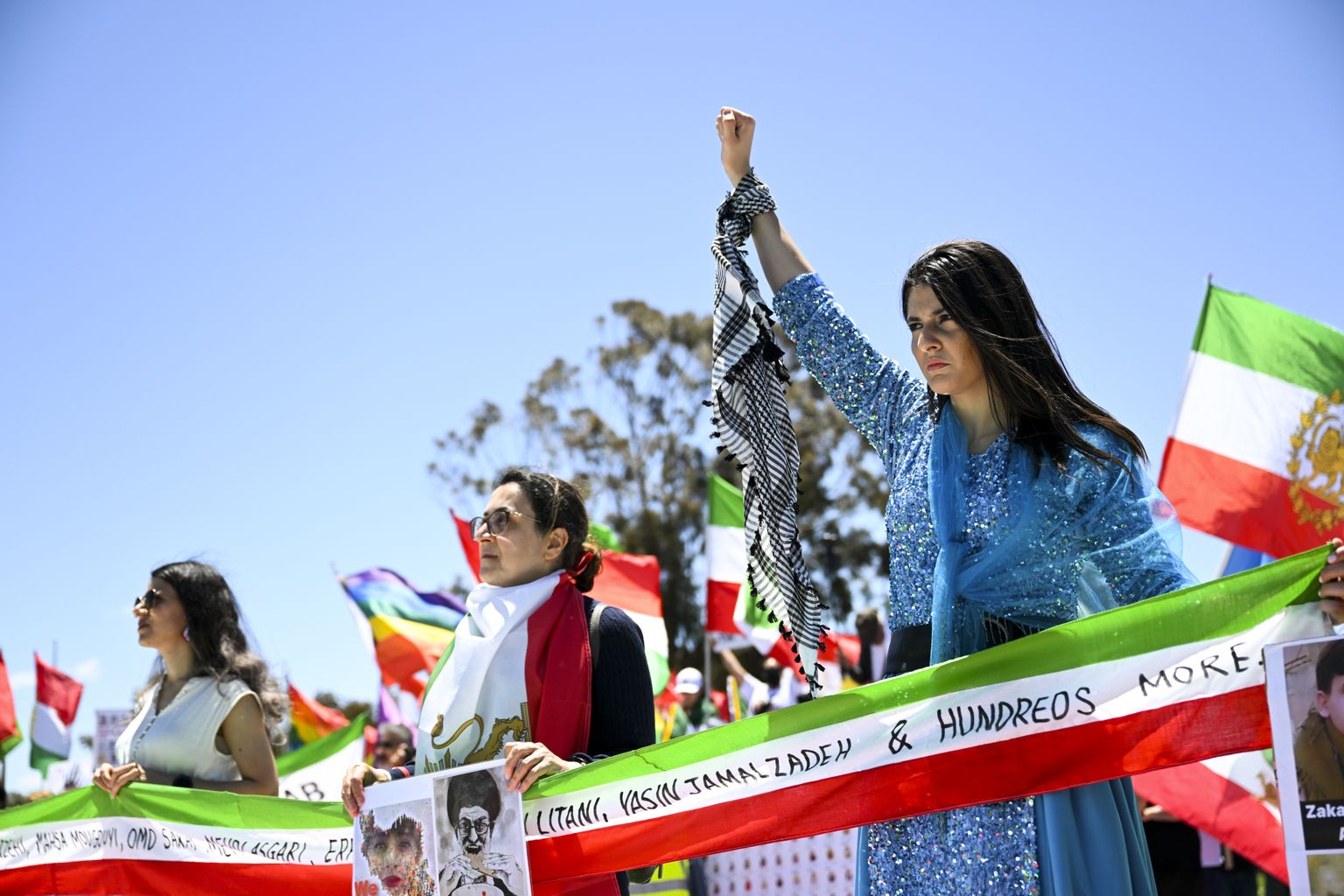 Austraalia meeleavaldajad avaldavad toetust Iraani protestijatele.