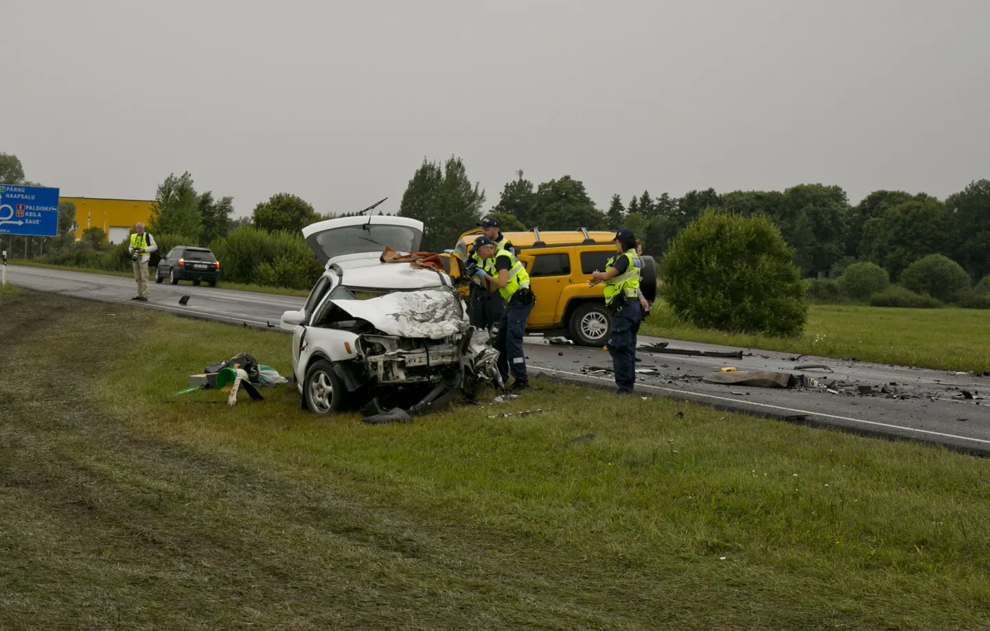 Liiklusõnnetus Tallinna-Pärnu maanteel