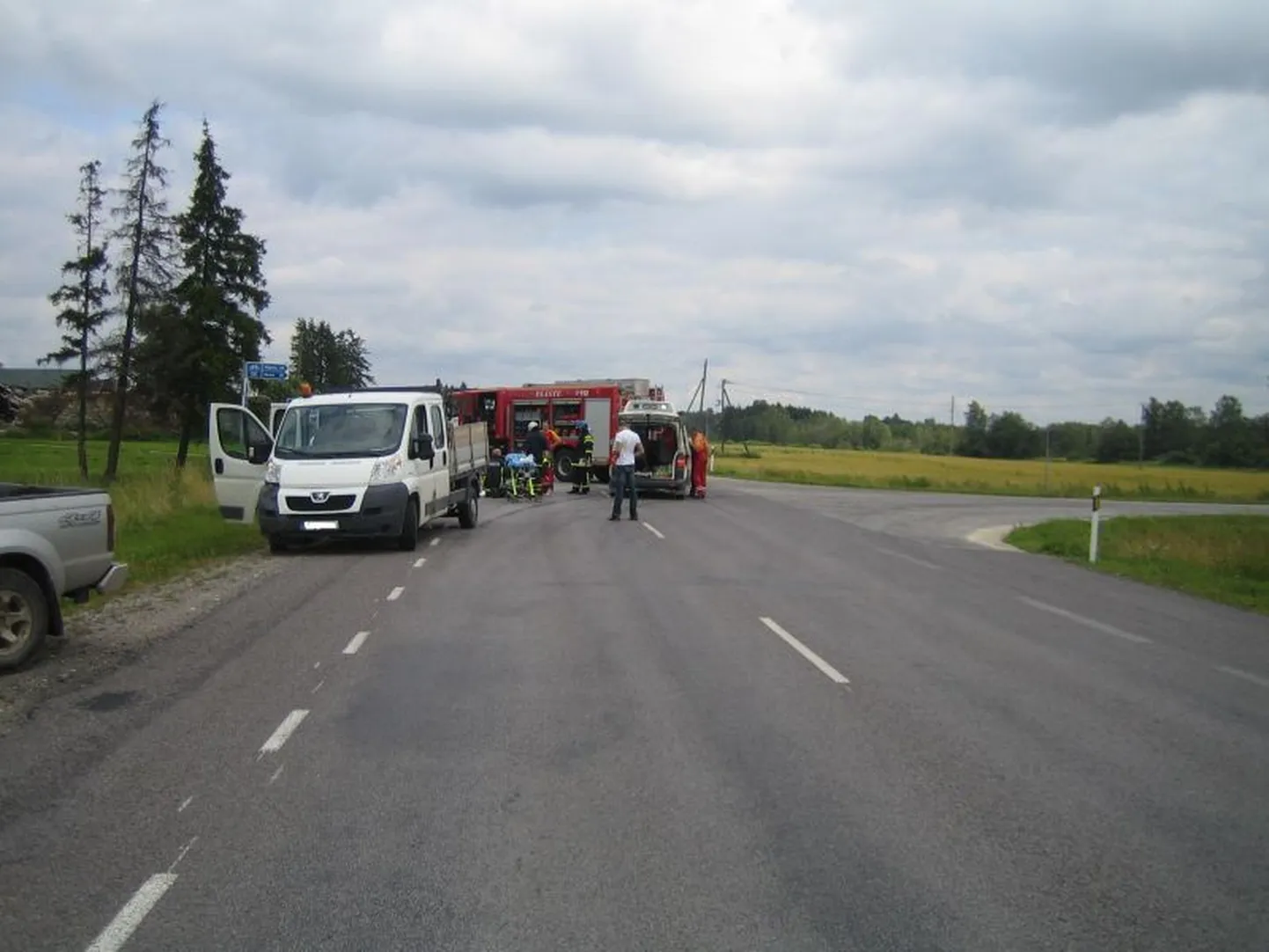 Liiklusõnnetus Järvamaal Paide vallas Pärnu-Rakvere-Sõmeru mnt 99. kilomeetril