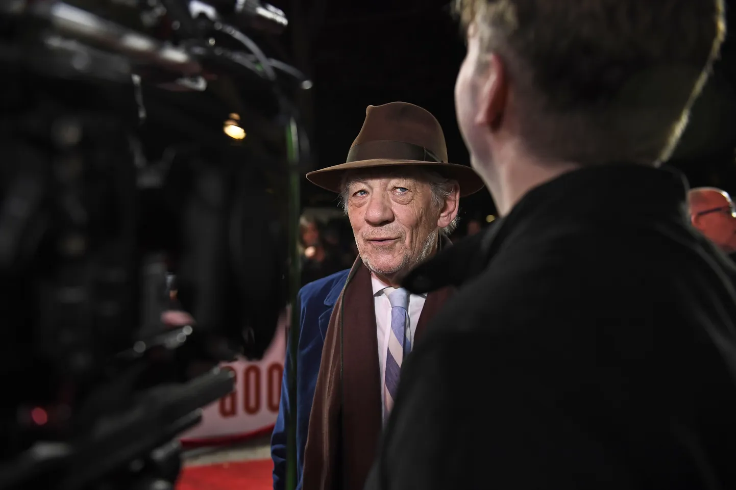 Näitleja Sir Ian McKellen.
