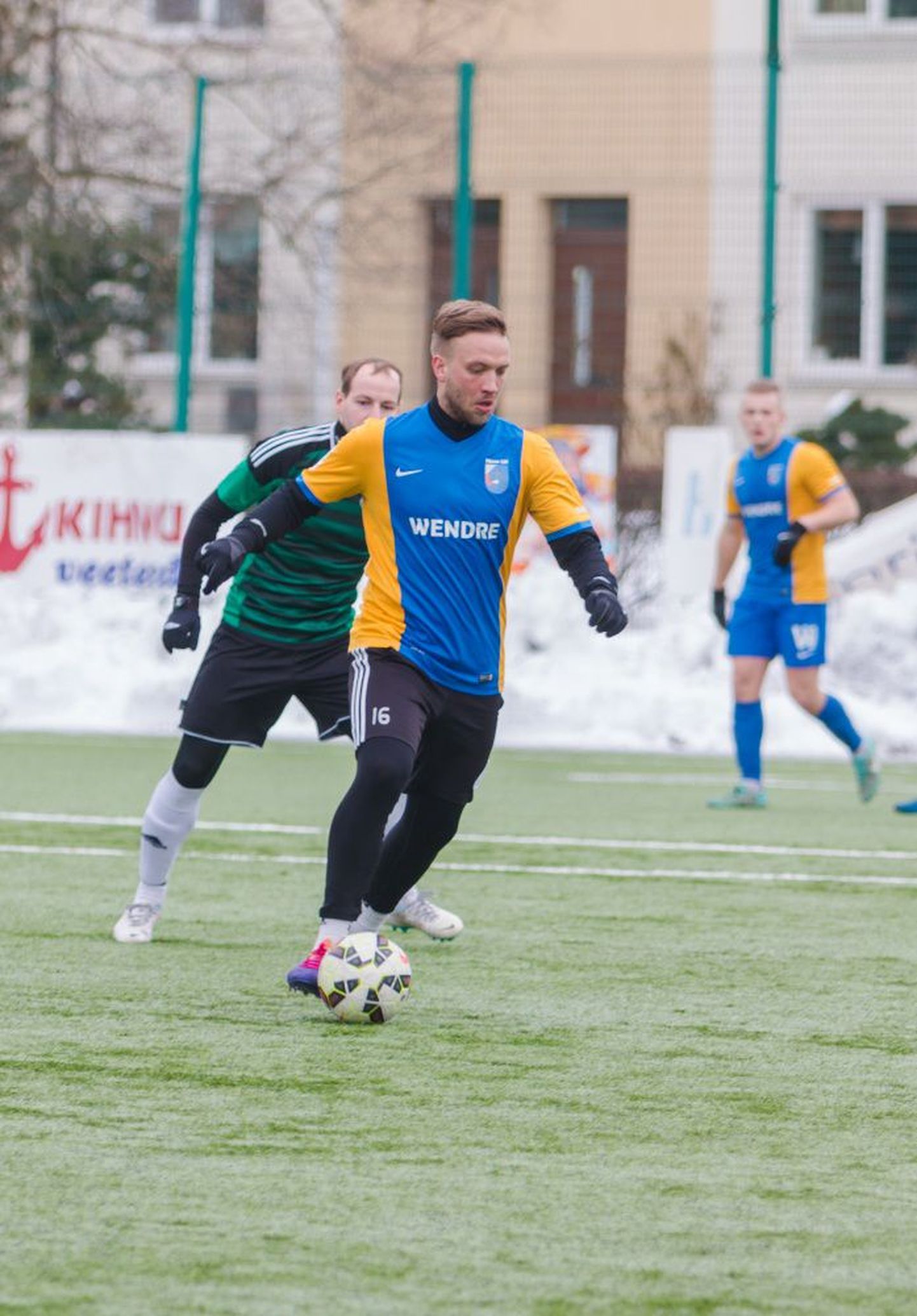 Tanel Melts käis Pärnu linnameeskonna eest väljakul juba laupäevase sõprusmängus FK Auda vastu.