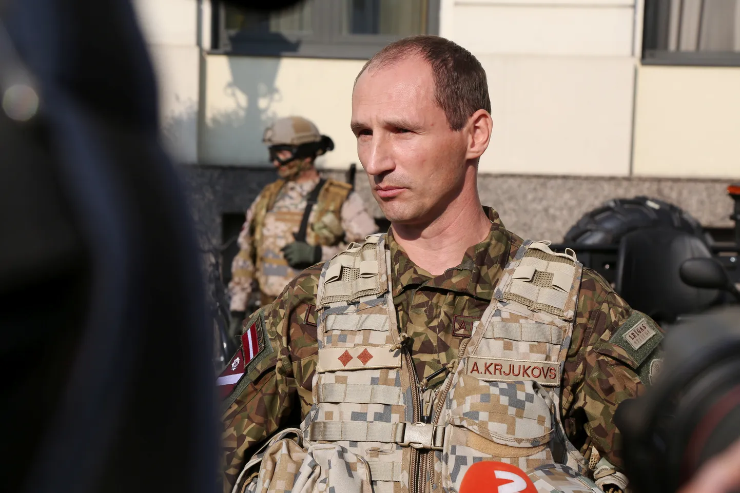 Командир Земессардзе Айвар Крюков