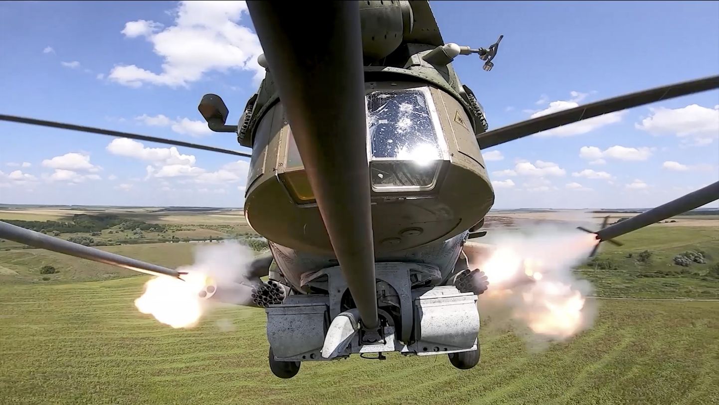 Krievijas helikopters Mi-28 Ukrainā