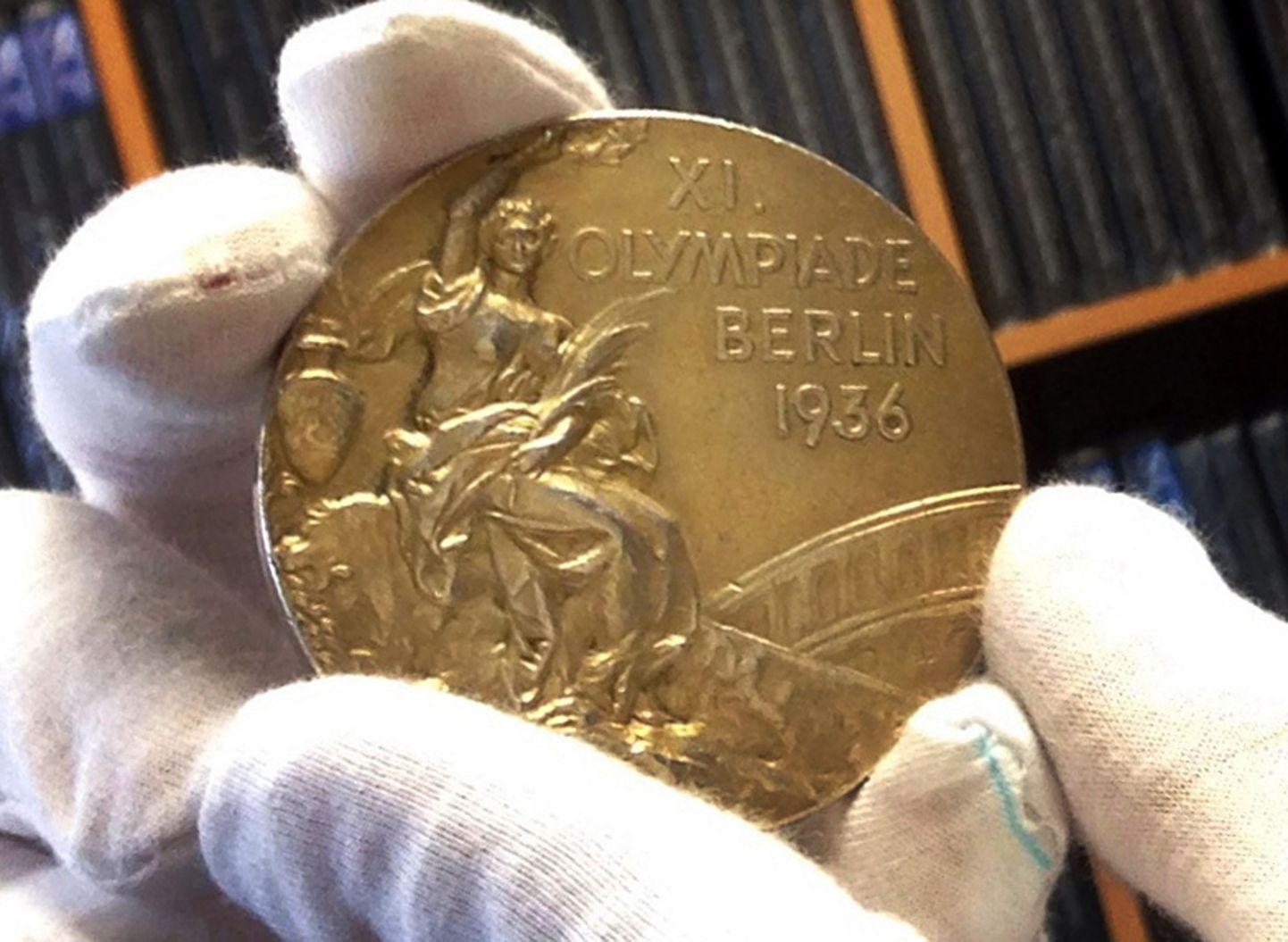 Jesse Owensi 1936. aasta Berliini olümpiamängudel saadud kuldmedal, mis pannakse oksjonile