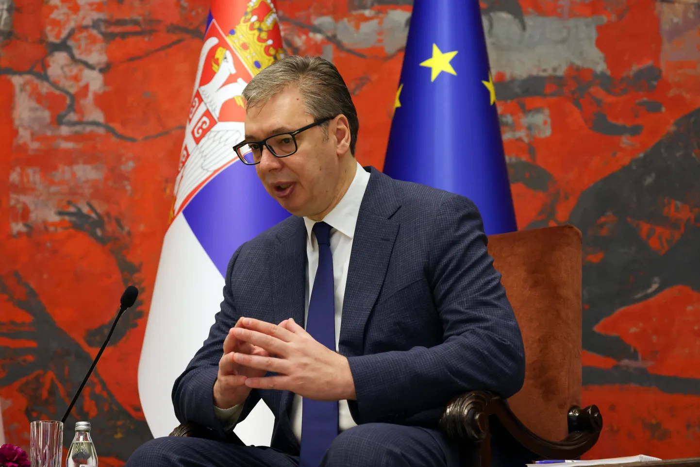 Serbijas prezidents Aleksandrs Vučičs