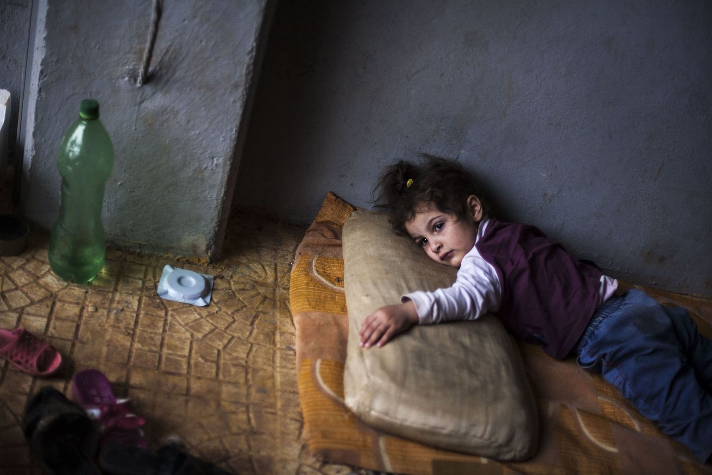 Fotol on nelja-aastane Süüria tüdruk Rada Hallabi, kes põeb diabeeti.