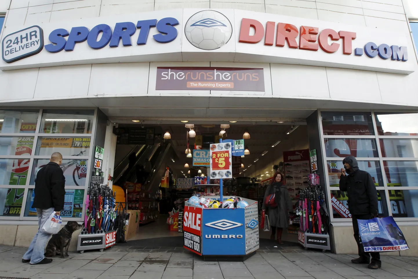Sportsdirecti kauplus.