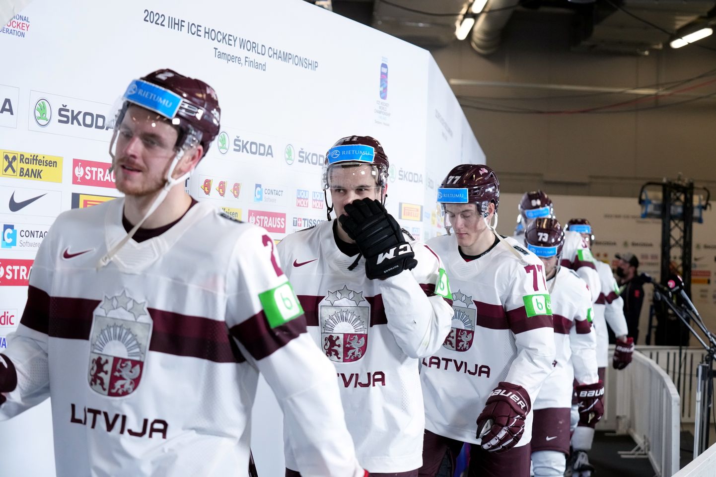 Pasaules čempionāta spēle hokejā starp Latvijas un Čehijas valstsvienībām ''Nokia'' arēnā Tampērē.