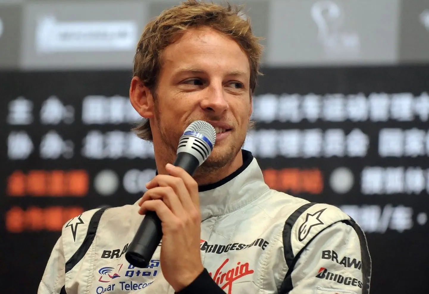 Maailmameister Jenson Button.
