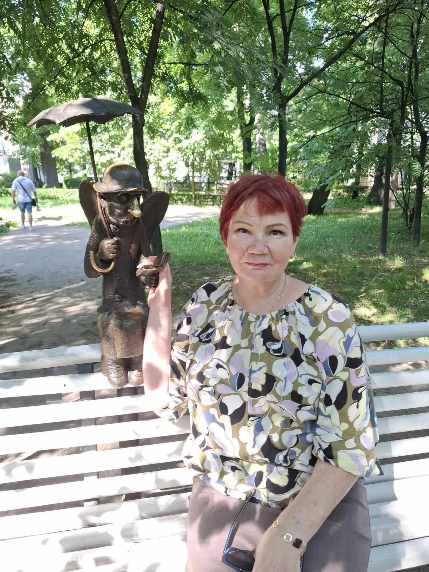Татьяна Кундозерова выполнила обещание ушедшему другу - нашла скульптуру печального ангела.