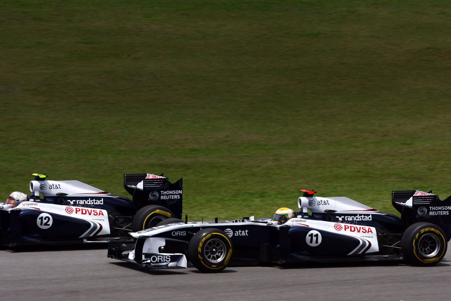 Williamsi vormelimeeskonna autod 2011. aasta Brasiilia GPl.