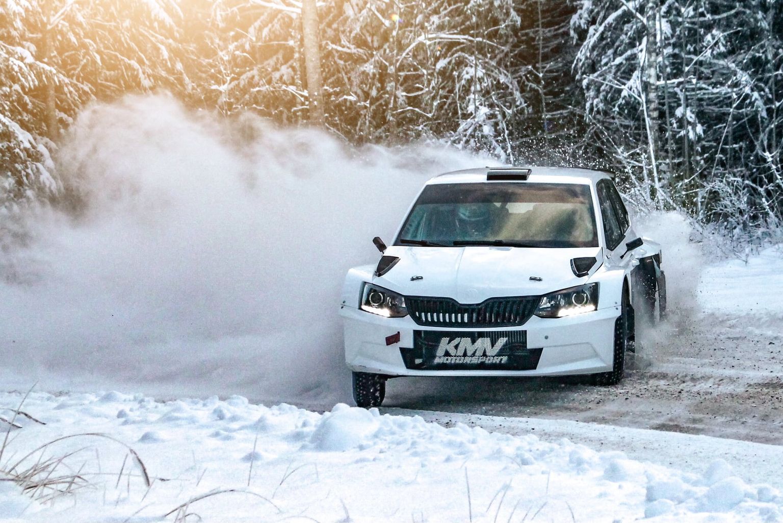 Karl Martin Volver teeb esimese stardi Škoda Fabia protoautoga jaanuari alguses Põhja-Soomes.