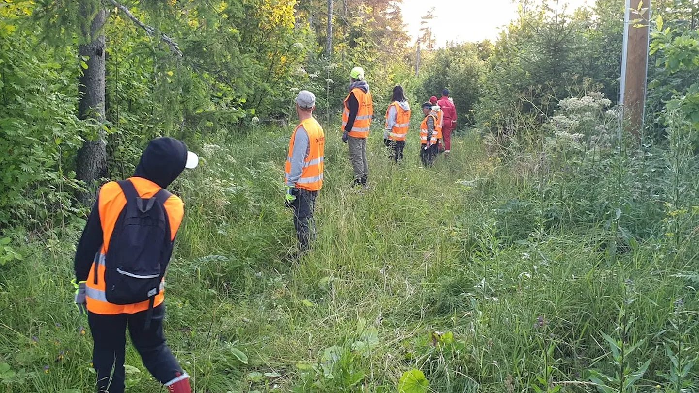 Vabatahtlike organisatsioon SA Kadunud juulis Kaasiku küla metsas 83-aastast meest otsimas.