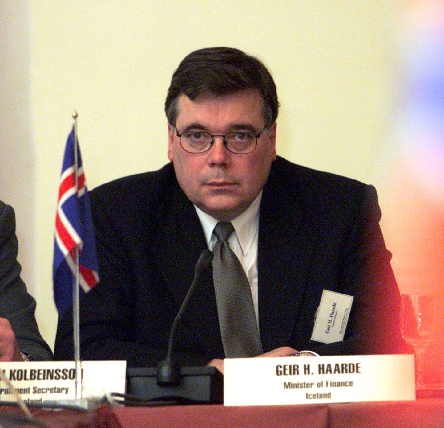 Islandi kriisiaegne peaminister Geir Haarde. Arhiivifoto.