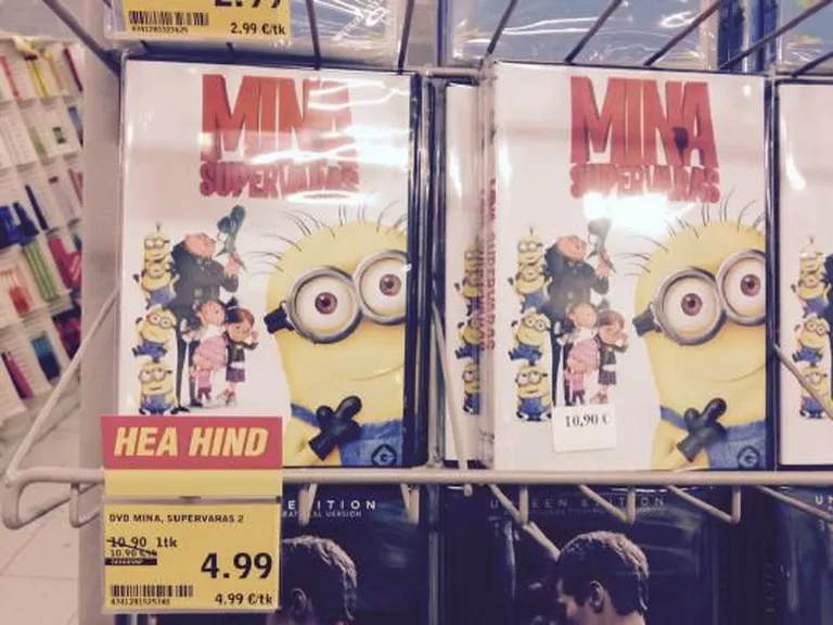 29. juuli õhtul võis ka Tondi Selverist leida eksitava hinnasildi, mis väitis, et soodushinnaga on müügil filmi teine osa, kuigi tegelikult käis see esimese osa kohta.