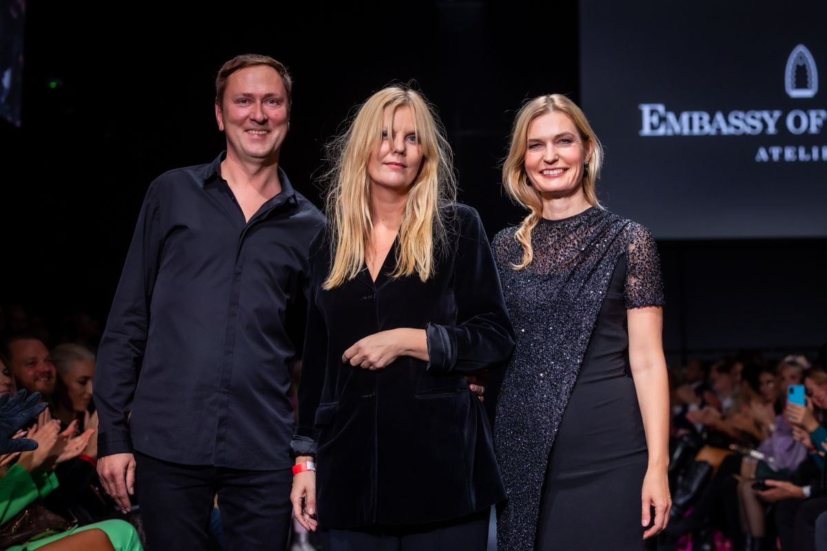Aldo Järvsoo, Ketlin Bachmann ja Riina Põldroos – Embassy of Fashioni lahutamatu kolmik.
