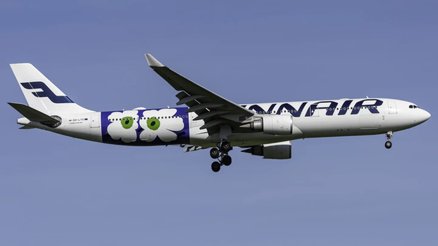 Marimekko värvides Finnairi Airbus 330.