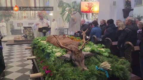 ВИДЕО ⟩ Тело оленя, архиепископ и полный зал - что произошло в Скайсткалне?