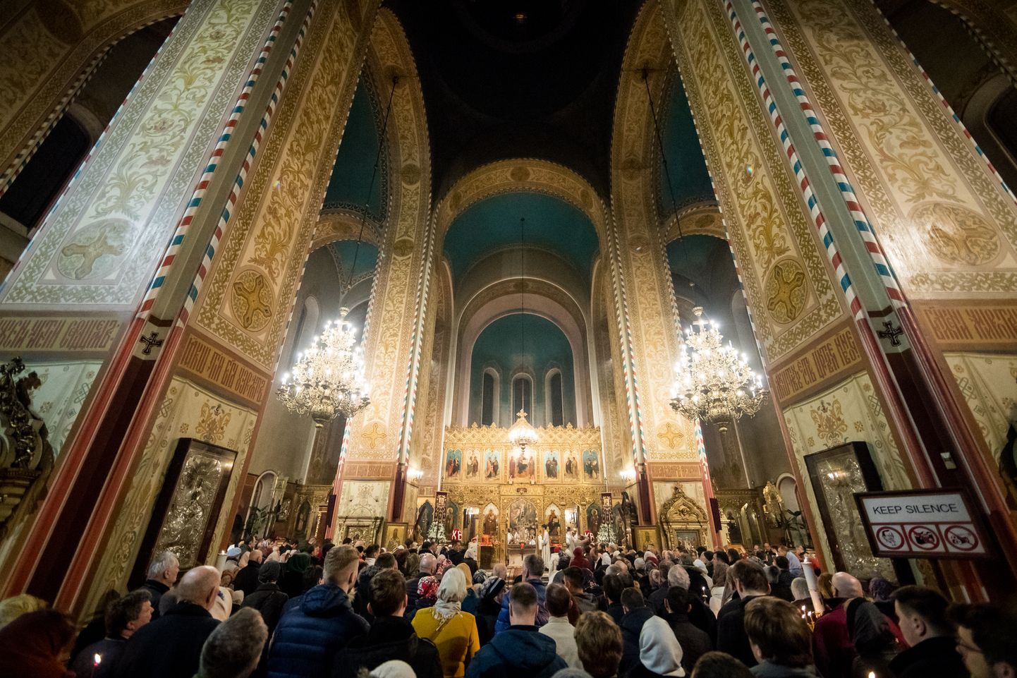Ülestõusmispüha liturgia Nevski katedraalis.