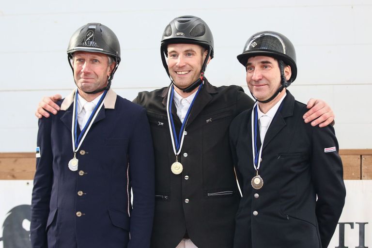 2017. a sisemeistrivõistluste medalikolmik: Rein Pill (hõbe), Paul Argus (kuld), Gunnar Klettenberg (pronks).