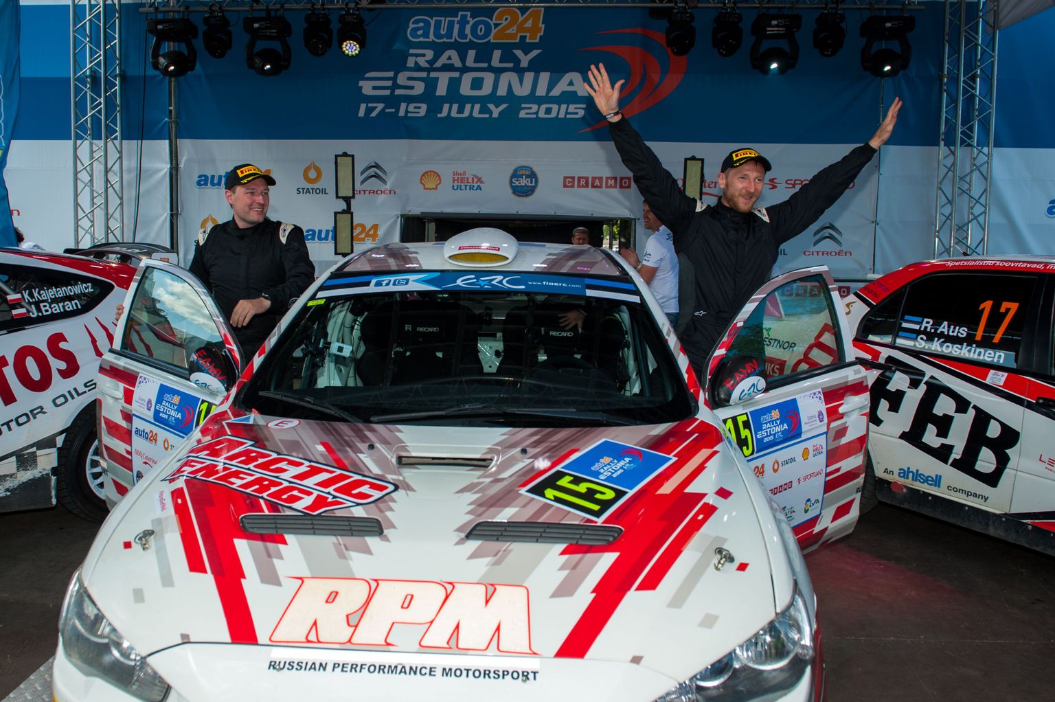 Mulluse Rally Estonia võitsid Aleksei Lukjanuk (paremal) ja Aleksei Arnautov.