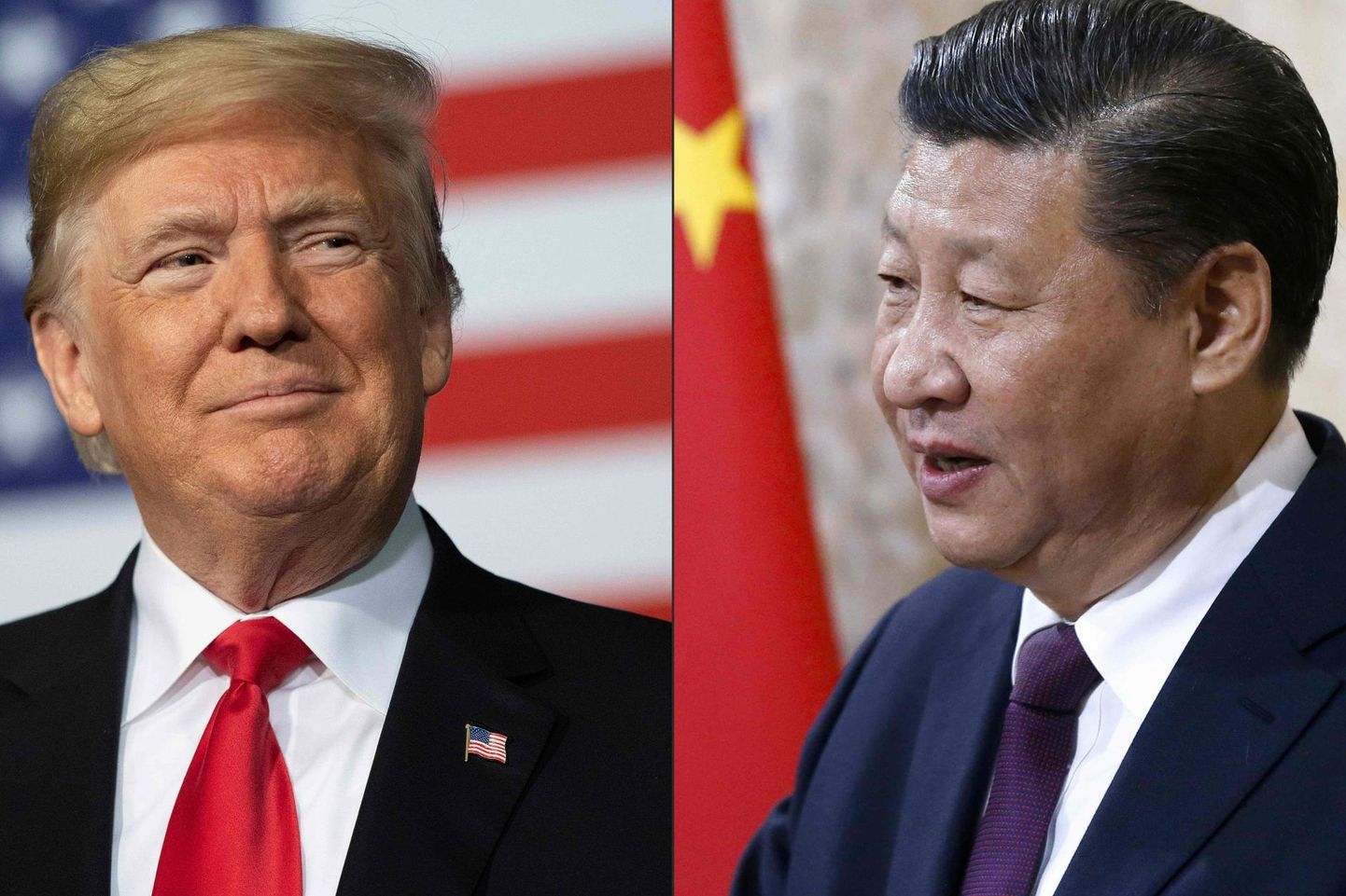 USA president Donald Trump ja Hiina riigipea Xi Jinping.