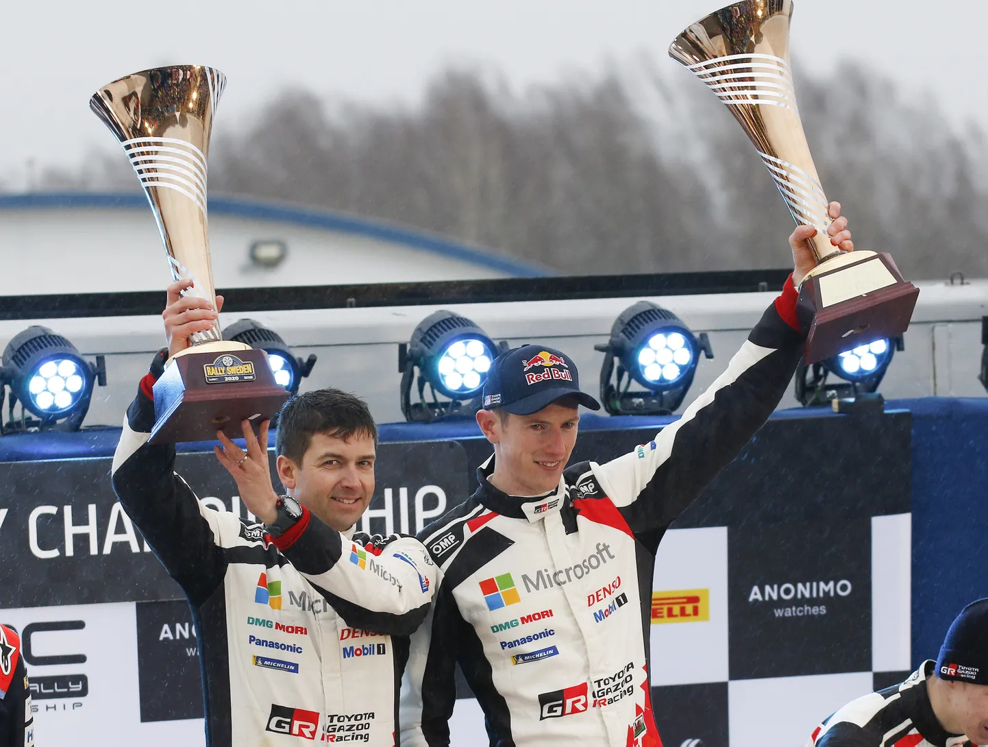 Scott Martin ja Elfyn Evans.