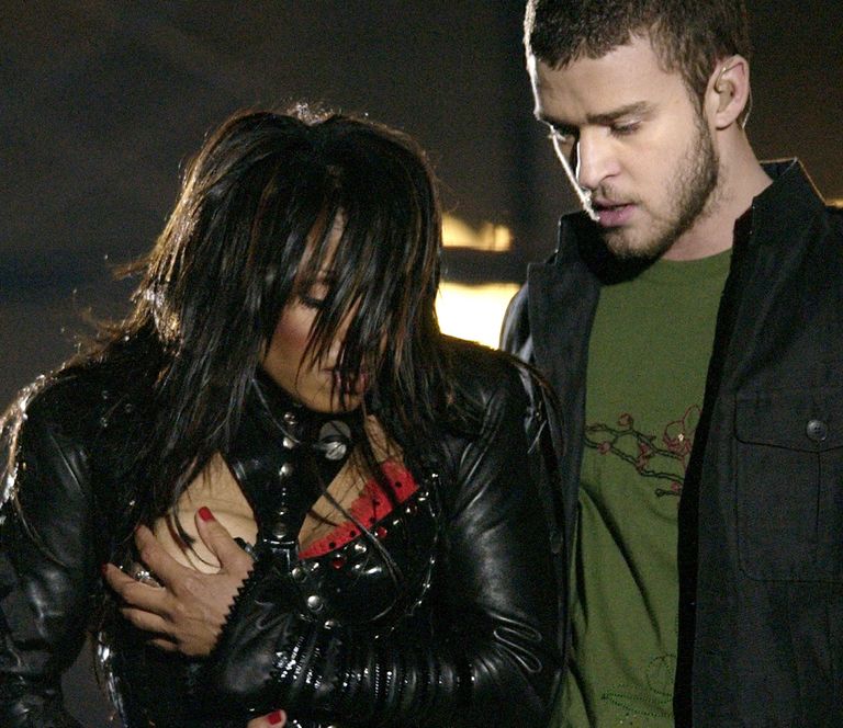 Janet Jackson ja Justin Timberlake Superbowlil. 2004.