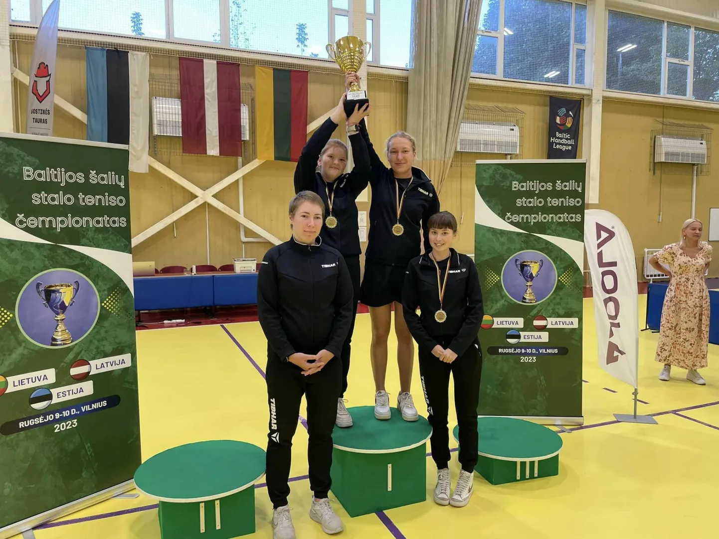 Eesti naised tulid lauatennises Balti meistrivõistluste võitjaks.