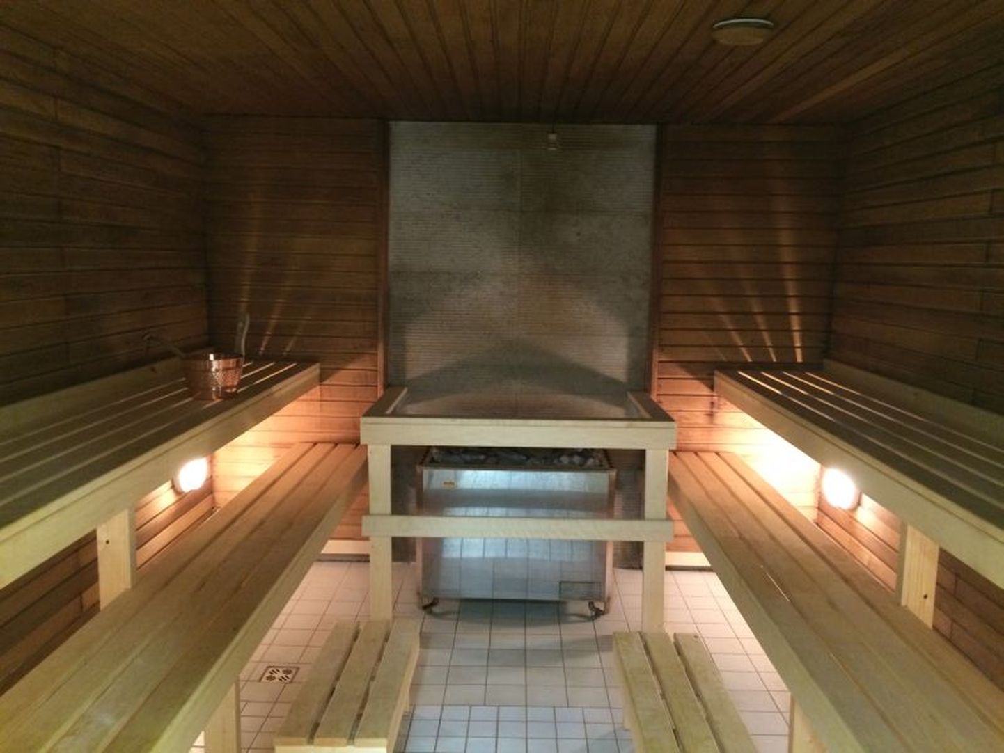 E-Piim Paide spordihalli saun.