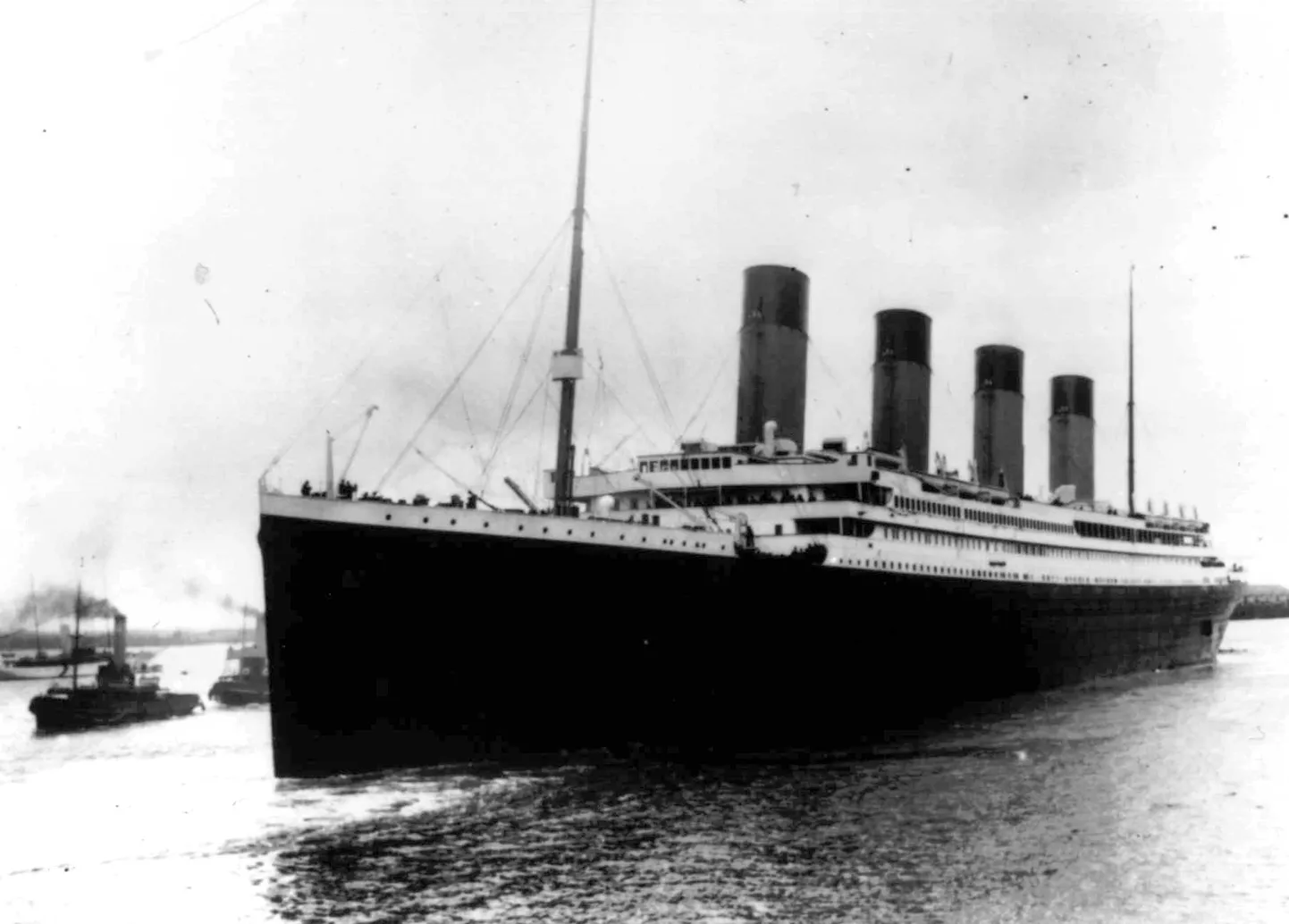 Titanic 1912. aastal Southamptonis.