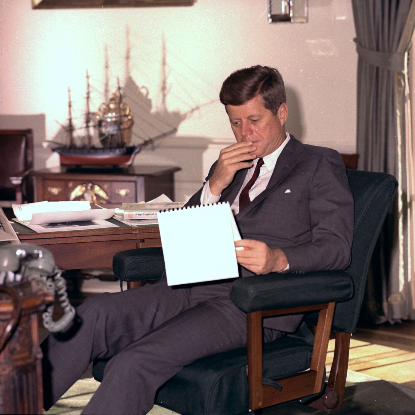 JFK aastal 1962. Sel aastal lõppes ka tema ja de Vegh suhte.