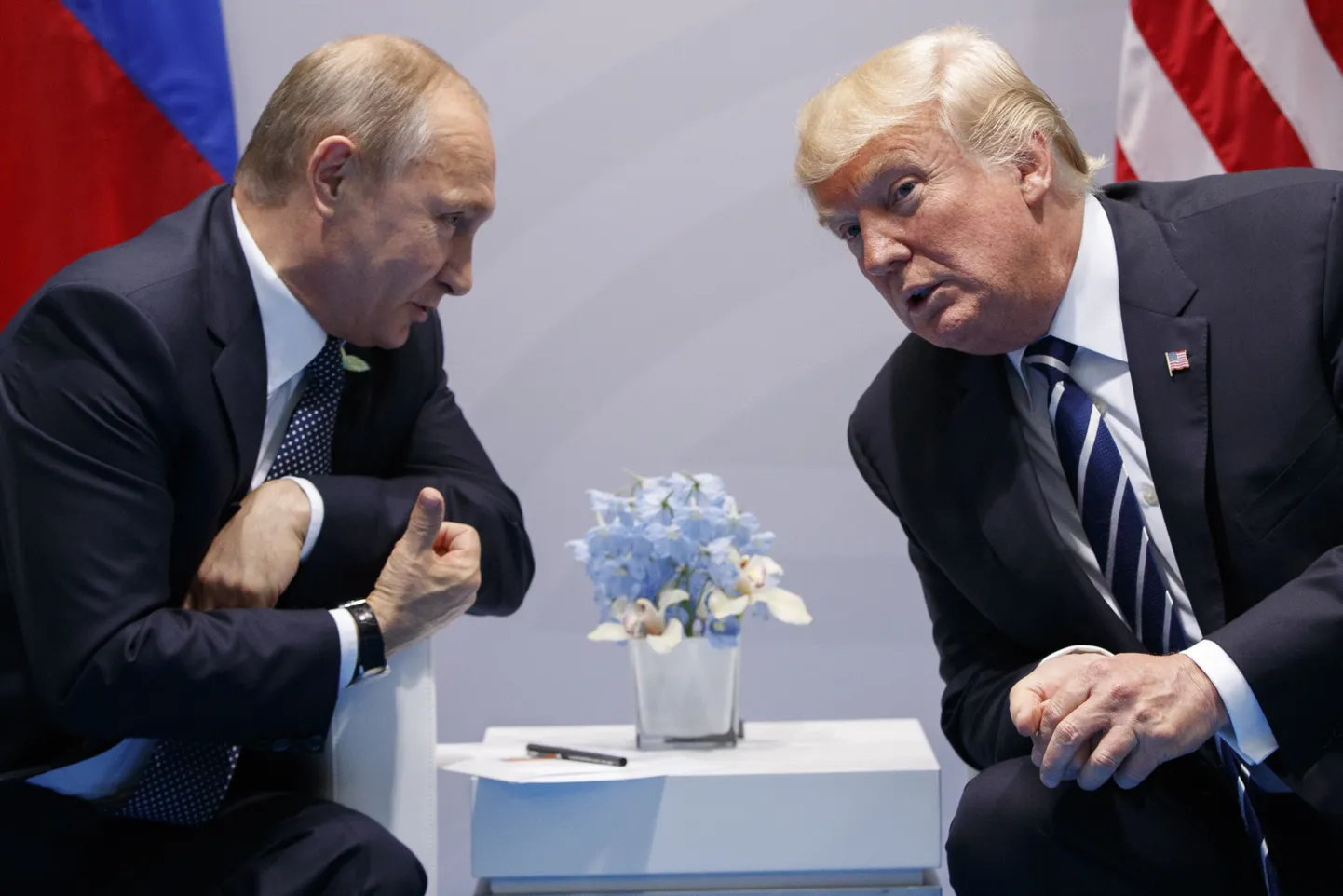 Donald Trump kohtus Vladimir Putiniga G20 raames.